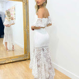 Celine Lace Set - White