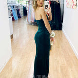 Danielle Corset Velvet Gown - Emerald