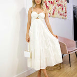 Dominique Maxi Dress - White