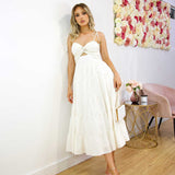 Dominique Maxi Dress - White