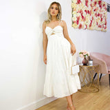 Dominique Maxi Dress - White