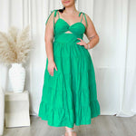 Dominique Maxi Dress - Green