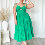 Dominique Maxi Dress - Green