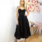 Dominique Maxi Dress - Black