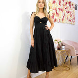 Dominique Maxi Dress - Black