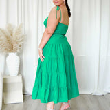 Dominique Maxi Dress - Green