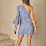 Elysian Lace Dress - Periwinkle