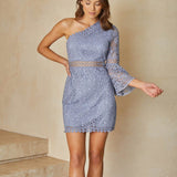 Elysian Lace Dress - Periwinkle