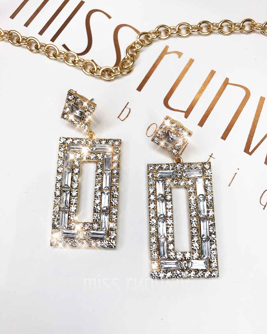 Esmae Jewel Earrings - Gold