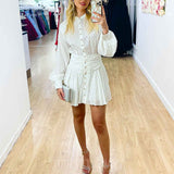 Florence Mini Dress - White