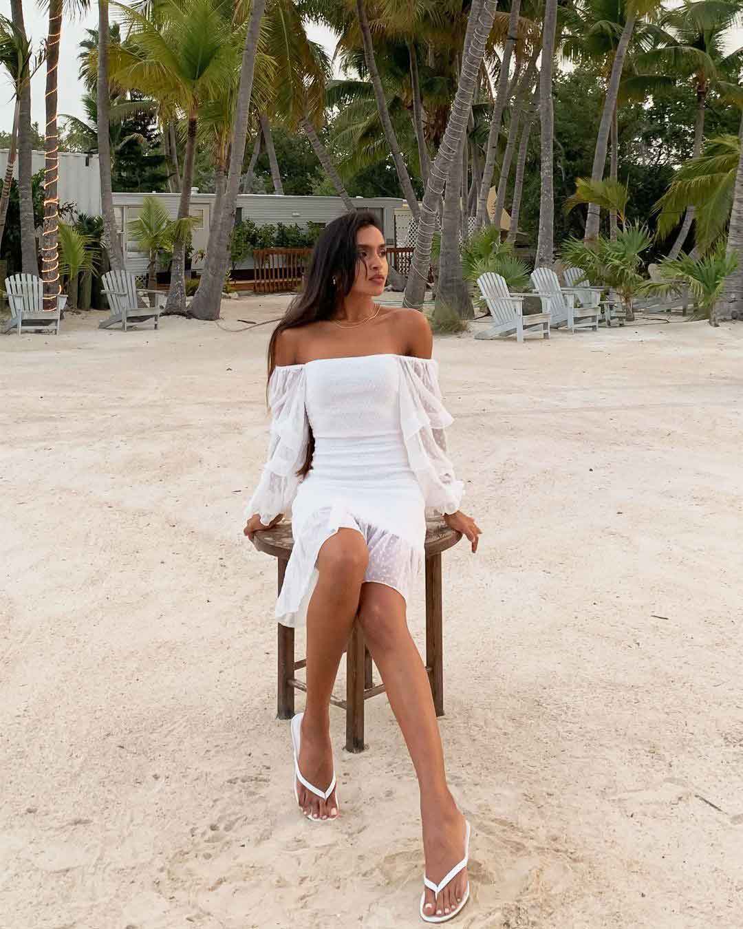 Gail Dress - White