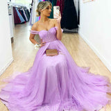 Genevieve Tulle Gown Lilac