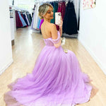 Genevieve Tulle Gown Lilac