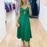 Giovanna Midi Dress - Green