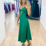 Giovanna Midi Dress - Green