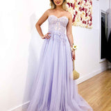 Hadley Tulle Glitter Gown - Lilac