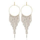 Waterfall Diamond Earrings - Gold