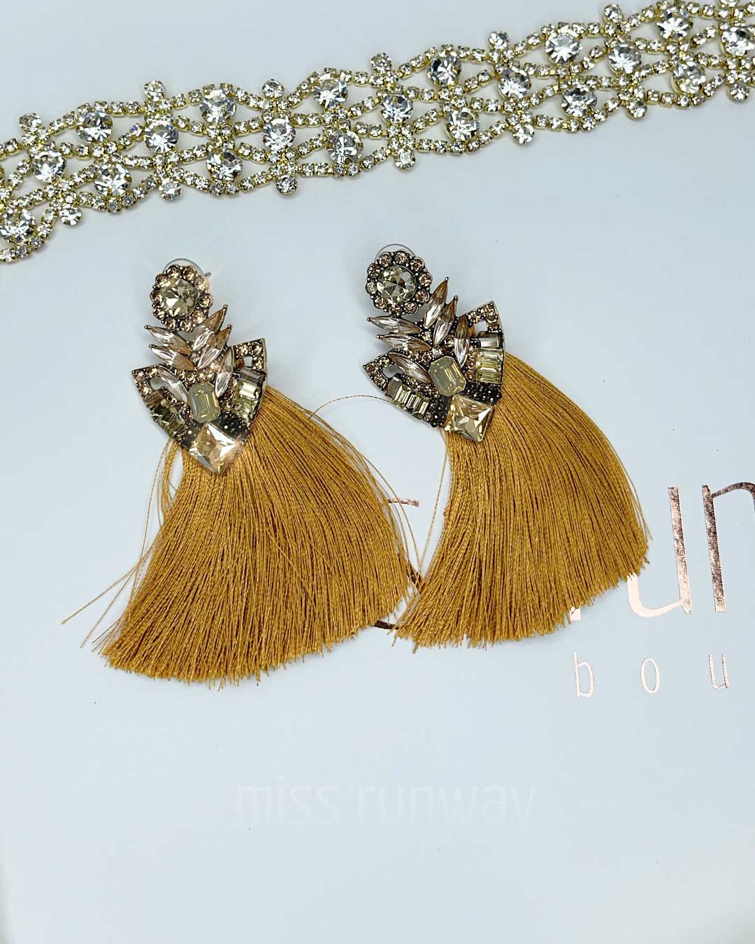 Indiana Tassel Earrings - Gold