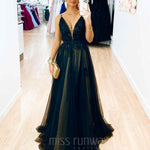 Kiri Tulle Gown - Black