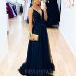 Kiri Tulle Gown - Black