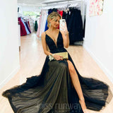 Kiri Tulle Gown - Black