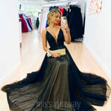 Kiri Tulle Gown - Black