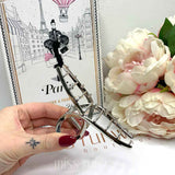 Layla Hair Claw Clip - Silver Metal