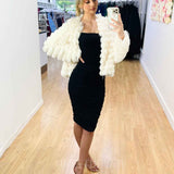 Lori Faux Fur Jacket - Ivory