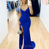 Marley Glitter Gown - Cobalt