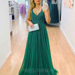 Masha Glitter Gown - Emerald Green