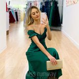 Masie Midi Dress - Forest Green