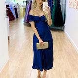 Masie Midi Dress - Navy