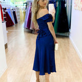Masie Midi Dress - Navy
