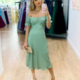 Masie Midi Dress - Pistachio