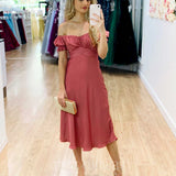 Masie Midi Dress - Rose