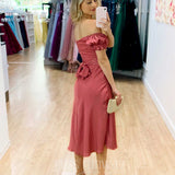 Masie Midi Dress - Rose