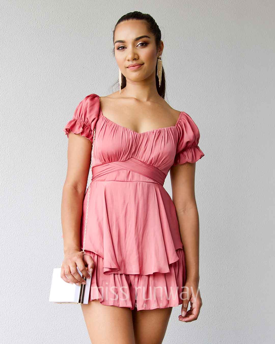 Masie Playsuit - Mauve