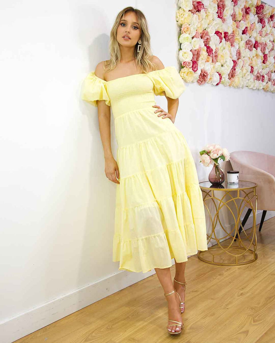 Mathilde Maxi Dress Lemon