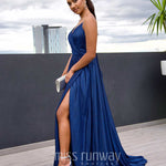 Monroe Glitter Gown - Navy