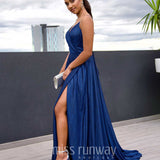 Monroe Glitter Gown - Navy