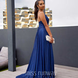 Monroe Glitter Gown - Navy