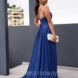 Monroe Glitter Gown - Navy