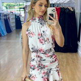 Pip Floral Dress - White