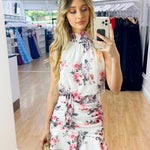 Pip Floral Dress - White