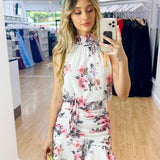 Pip Floral Dress - White