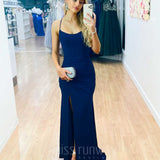 Shanghai Glitter Gown - Navy