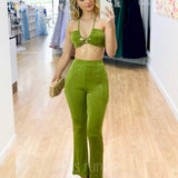 Siana Slinky Pants - Green
