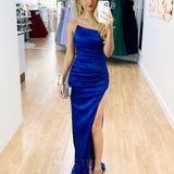 Taipei Satin Gown - Cobalt Blue