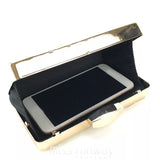 Taylor Box Clutch - Gold