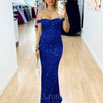 Valerie Sequin Gown - Blue